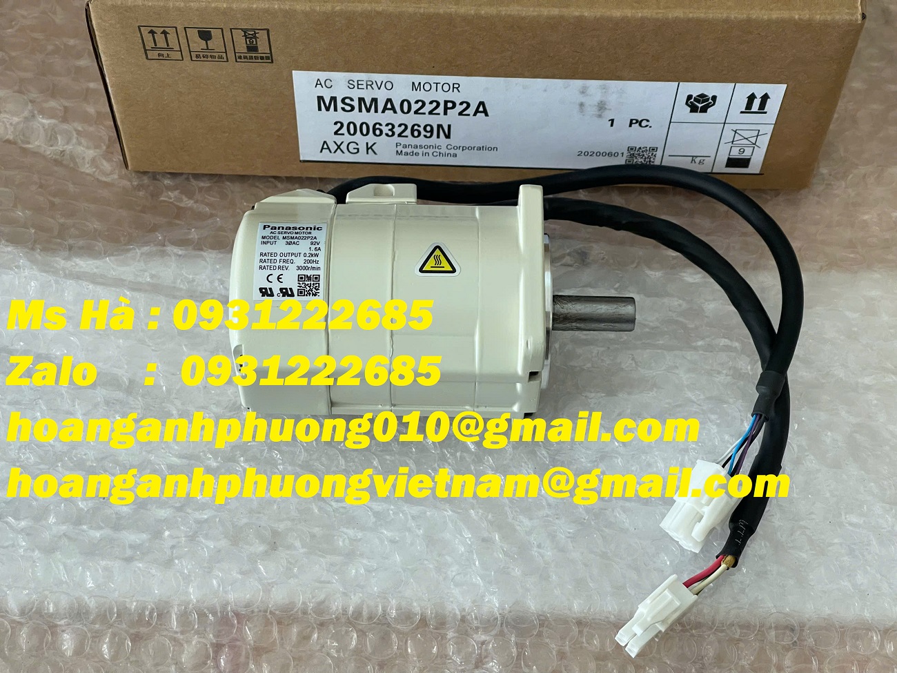 MSMA022P2A - Chuyên cung cấp servo- driver Panasonic hàng mới